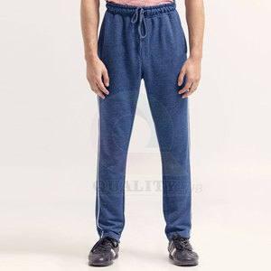 Pantalones de calle de verano de cintura alta para hombre, moda informal de longitud completa con cierre elástico y bolsillos, tejido no tejido en oferta - Product Image 1