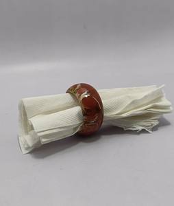 Rond de serviette Vaisselle Produit antique pour la maison Restaurant Party Fabriqué en Inde Anneaux de serviette en bois polonais en bois Personnalisé en bois - Product Image 3