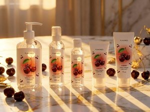 Gel Lubricante Personal con Sabor a Cereza Premium |   A base de agua |   Plantas Naturales Puras |   Ecológico |   Botella con Atomizador |   Venta al por mayor - Product Image 4