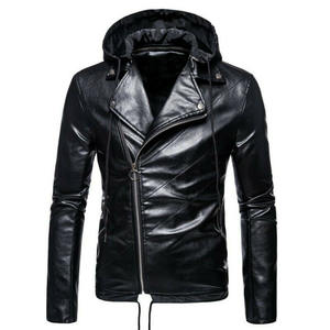 High Quality Men's <b>Leather</b> <b>Jacket</b> 2025 New Arrival Quick Dry Genuine <b>Leather</b> <b>Jacket</b> for Men Windproof - Product Image 4