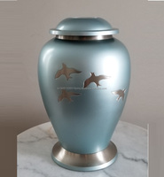 Urne de crémation en aluminium pour cendres humaines et animales Urnes de crémation papillon en métal pour cendres humaines et fournitures funéraires