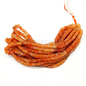 Top Quality <b>Carnelian</b> Shaded Smooth Heishi Square Loose Gemstone Beads 6-7mm Natural Stone Polished Beads for Jewelry Making - Product Image 2