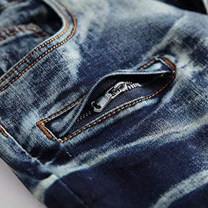 Pantalones cortos vaqueros de algodón holgados de longitud media para hombre con logotipo personalizado, ropa de calle bonita de estilo recto medio suelto Vintage - Product Image 5