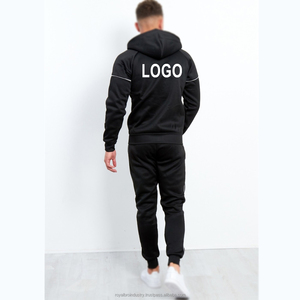 Colección de Otoño de alta calidad colores personalizados 100% algodón chándal para hombre transpirable respetuoso con el medio ambiente frontal al por mayor chándal informal - Product Image 6