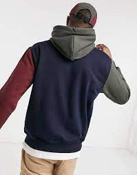 Men's Polyester <b>Hoodie</b> with Face Fleece and <b>Fur</b> Pullover Style - Product Image 4