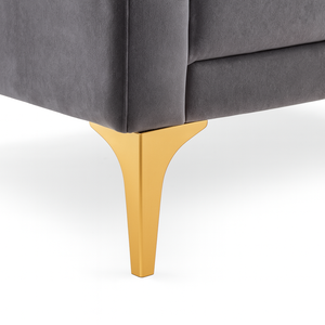Pieds de meubles en plastique doré en forme de T de 19 cm, robustes, pour canapé et armoire, utilisation moderne dans le salon - Product Image 3