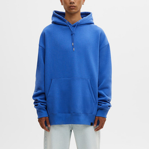 Sweat-shirt à capuche Boxy surdimensionné pour hommes avec logo personnalisé Sweat-shirt en molleton lourd avec ficelle couleur thermique personnalisable - Product Image 5