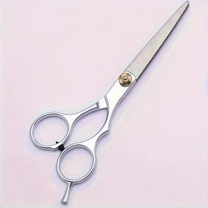 Ciseaux de coupe de cheveux réglables en acier inoxydable de haute qualité, poignée ergonomique, cisailles de salon pour des coupes de cheveux précises et lisses - Product Image 3
