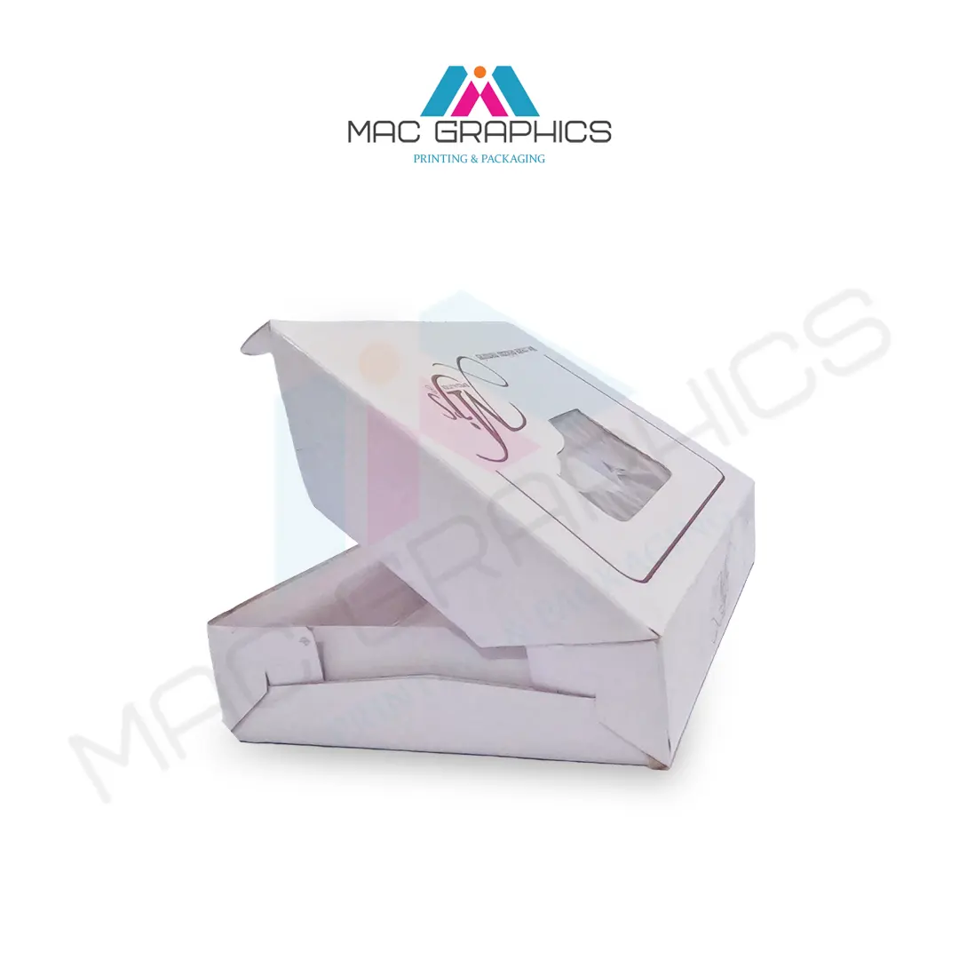 Premium Bakery Cookie Dessert Pastry Small Box High-Quality Cardboard Cake Pops Packaging Box With Window