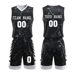 Vente en gros d'uniformes de basket-ball pour jeunes bon marché par sublimation uniformes de basket-ball personnalisés de haute qualité/uniformes en maille - Product Image 3