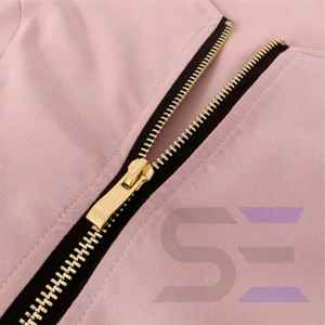 Uniformes de hospital para enfermeras, 4 vías, LICRA elástica, resistente a las arrugas, cuello redondo, cremallera, traje de mujer - Product Image 4