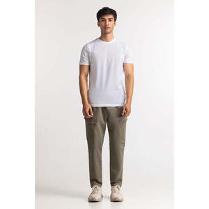 Pantalones de Traje de Pana Verdes 100% Algodón MNTRCSS24002-A Talla XL con Cremalleras y Logotipo Personalizado, Corte Recto para Entrenamiento, Colores Variados - Product Image 5