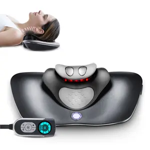 Masajeador para aliviar el dolor de cuello ALPHAY, masaje inteligente de pulso de calor, masajeador Cervical externo de tracción de aire dinámico