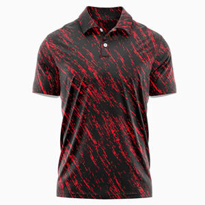 Camiseta de Polo de Golf para hombre de calidad de lujo de Vietnam bordado personalizado e impresión de logotipo en tela de jersey de poliéster Spandex - Product Image 3