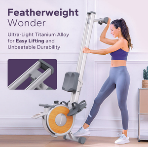 ข้อเสนอสุดคุ้ม 100% สำหรับเครื่องออกกำลังกายแบบพายเรือ Q1S MANUAL RESISTANCE ROWER สำหรับใช้ในบ้าน - Product Image 5