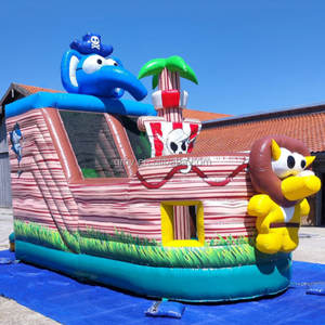 Château <span class=keywords><strong>gonflable</strong></span> pirate avec toboggan, châteaux gonflables <span class=keywords><strong>XXL</strong></span> - Product Image 2