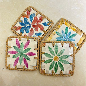 WOVEN PLACEMATS RATTAN <b>PLATE</b> <b>CHARGERS</b> SEAGRASS TABLE MATS HANDMADE ROUND WICKER <b>CHARGER</b> <b>PLATES</b> NATURAL HOME DECOR - Product Image 4