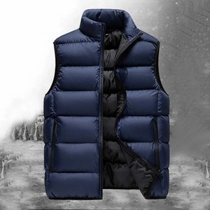Veste de bombardier d'hiver pour hommes de haute qualité manteau cargo en laine à col montant avec revers bouton avant Logo vêtements d'extérieur chauds dans les tailles 5XL - Product Image 1