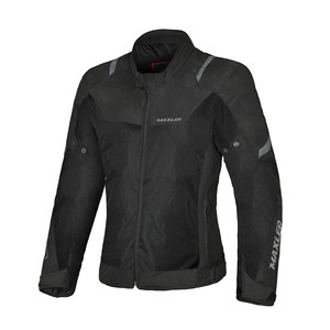 CE-Certified <b>Summer</b> Black Motorcycle <b>Jacket</b> with Breathable Mesh Panels and Impact Protection for <b>Men</b> and Women Riders - Product Image 1