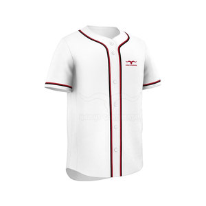 Jersey de béisbol personalizado ligero Último diseño Ropa deportiva transpirable Jersey de béisbol liso cómodo - Product Image 3