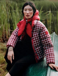 Chaqueta Acolchada para Mujer, Talla XL, Impermeable, con Exterior de Lona, Cierre de Cremallera, Forro de Poliéster, Decoración con Logotipo, para Invierno - Product Image 4