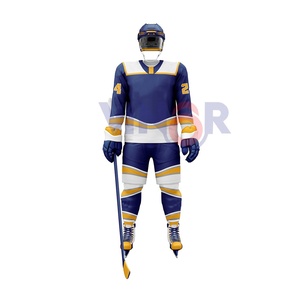 Uniforme de Hockey sobre Hielo de Alta Calidad a Precio Económico, Personalizable, Transpirable, de Secado Rápido, 100% Poliéster, Tela Suave para Venta en Línea - Product Image 1