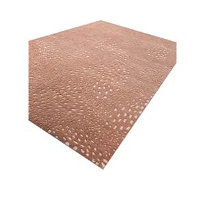 Alfombra Aurelia Roja y Naranja, Hecha a Mano con Lana y Viscosa, Diseño Abstracto para Sala de Estar o Dormitorio, Tra-15132 - Product Image 2