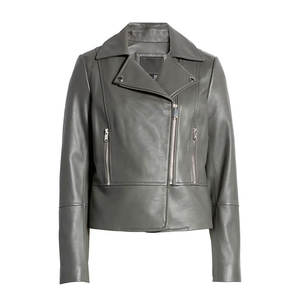 Chaqueta de Cuero para Mujer de Alta Calidad y Elegante, Chaquetas de Cuero Genuino para Mujer, Personalización de Logotipo, Impresión Personalizada, Chaqueta de Color Personalizado para Hombre 2026 - Product Image 4