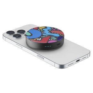 แท่นชาร์จไร้สายโปรโมชั่น MAG VIBE สีดำ 3000mAh PBMAGROUND3000K - Product Image 3