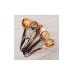 Cuchara de Cuerno de Buey Auténtico para el Hogar, Vajilla con Logotipo Personalizado, Cubertería de Cuerno de Buey, Pulido Espejo, el Mejor Diseño para Regalos - Product Image 3
