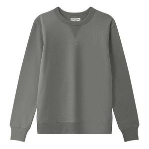 Eco Friendly <b>Women's</b> Crew Neck Pullover Sweatshirt Casual Long Sleeve Cotton Streetwear Knitted Drop Shoulder Custom - Product Image 3