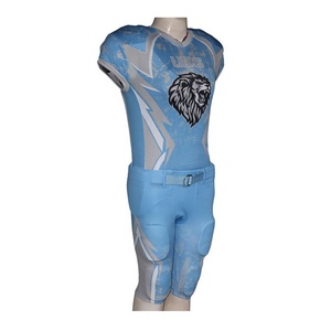 Custom Sublimation American <b>Football</b> Uniform-Short Sleeve Printed Design Breathable Anti-UV Protection Customizable Color & Logo - Product Image 6