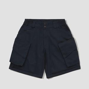 Venta al por mayor de ropa de calle informal de verano para hombre personalizado negro de nailon algodón Jogger cordón Cargo pantalones cortos de secado rápido transpirable - Product Image 3