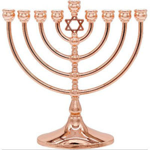 Chandelier décoratif d'intérieur pour la maison Chandelier Menorah en métal doré de qualité supérieure Bougeoir pour les fournisseurs d'hôtels à prix économique - Product Image 6