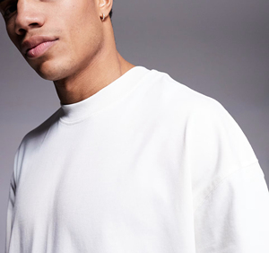 Vente en gros 100% coton 2 pcs ensemble t-shirt et short pour hommes logo brodé personnalisé surdimensionné épaule tombante ensemble de jogging pour hommes - Product Image 3