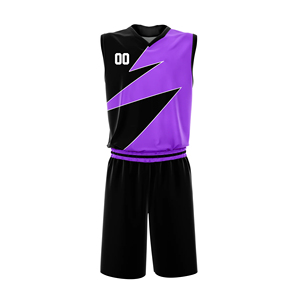 Custom Logo Breathable Basketball Uniform Set 100% Polyester Summer Jersey & Shorts Plus Size Anti-UV Quick Dry Wholesale - Product Image 5