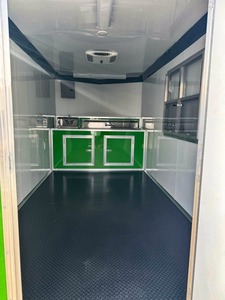 Restaurante móvil Bubble Tea Coffee Bar Helado Comida Vending Remolques Totalmente equipados Pizza Taco Burger Food Truck - Product Image 4