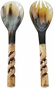 Animal Natural Cuerno Cuchara Tenedor Diseño antiguo Vajilla Cuchara Tenedores Vajilla Cubiertos Cuchara Acabado brillante Los mejores juegos de cubiertos - Product Image 5