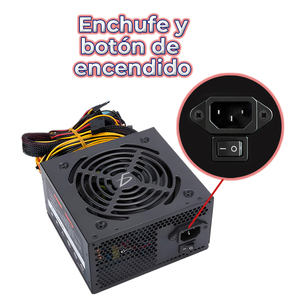 Alimentation de bureau Ele-Gate 24 broches pour PC avec ventilateur de refroidissement - Product Image 4
