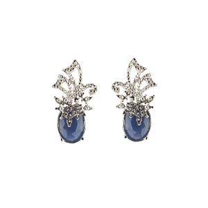 Boucles d'oreilles en perles de haute qualité pour femmes avec base dorée bijoux élégants parfaits pour la fête de mariage et d'anniversaire - Product Image 4