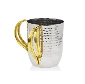 Stainless Steel <b>Hand</b> <b>Washing</b> Mug Double Handle <b>Hand</b> <b>Washing</b> Mug Manufacturer for Handmade Polished - Product Image 2
