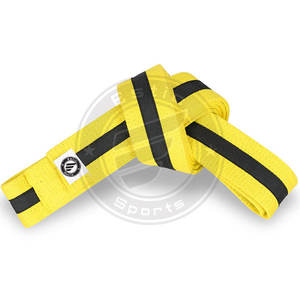 Nuevos cinturones de Karate al por mayor logotipo personalizado bordado artes marciales Taekwondo Karate Judo BJJ cinturones de Karate - Product Image 4