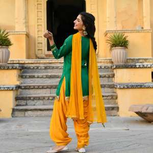 Nuevo hermoso traje de rayón pesado de 3 piezas - Product Image 6