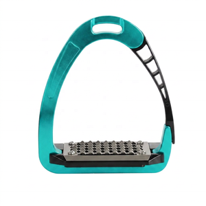 Estribos de seguridad de aluminio TOUGH TACK para montar a caballo, duraderos, color amarillo con plataforma texturizada. - Product Image 5