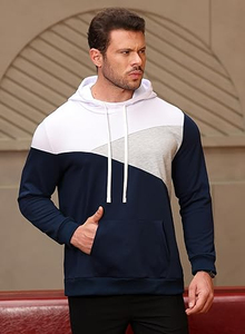Sudaderas con capucha para hombre de alta calidad 2025, sudaderas de invierno informales de ajuste Regular de algodón 100% - Product Image 2