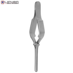 DE BAKEY SATINSKY Abrazaderas Buldog atraumáticas Diseño recto DeBakey Mordazas atraumáticas 3.375 ''(8,5 cm) Instrumentos médicos quirúrgicos - Product Image 4