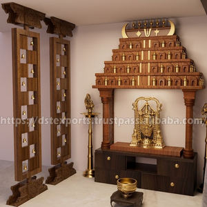 Bois de teck traditionnel sculpté Ganpati Mandir australie Temple sculpté à la main maison personnalisée Iskcon BestQuality Mandir vente états-unis - Product Image 3