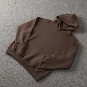 Personalizado DTF impreso Logo 360gsm impermeable bordado hombres básicos sudaderas con capucha de alta calidad ajuste suelto pesado cadera de gran tamaño - Product Image 2