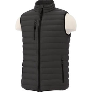 Gilet d'hiver personnalisé à logo tendance, nouveau design, col montant, coton, gilet sans manches pour homme, doudoune - Product Image 3