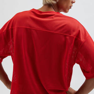 Camiseta Holgada de Malla Suave con Cuello en V para Hombre, 100% Algodón, Tejida, Formal, Transpirable, Fresca y Ligera - Product Image 2